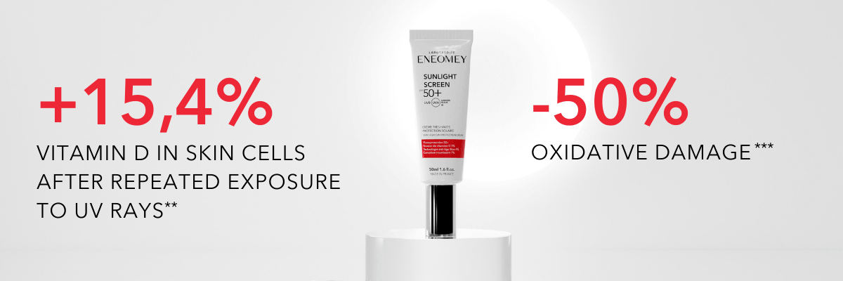 Proven results SUNLIGHT SCREEN 50+